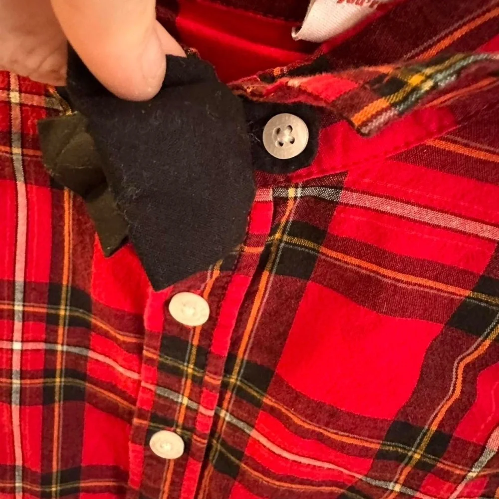 3T Red Plaid Toddler Boy Old Navy Button Up Shirt Bow Tie Zara Baby Pants Set